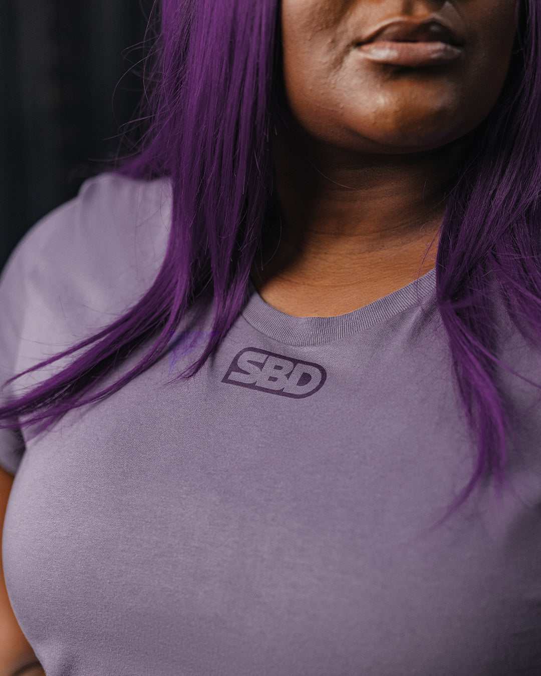 Aspire Crop Top Lavender