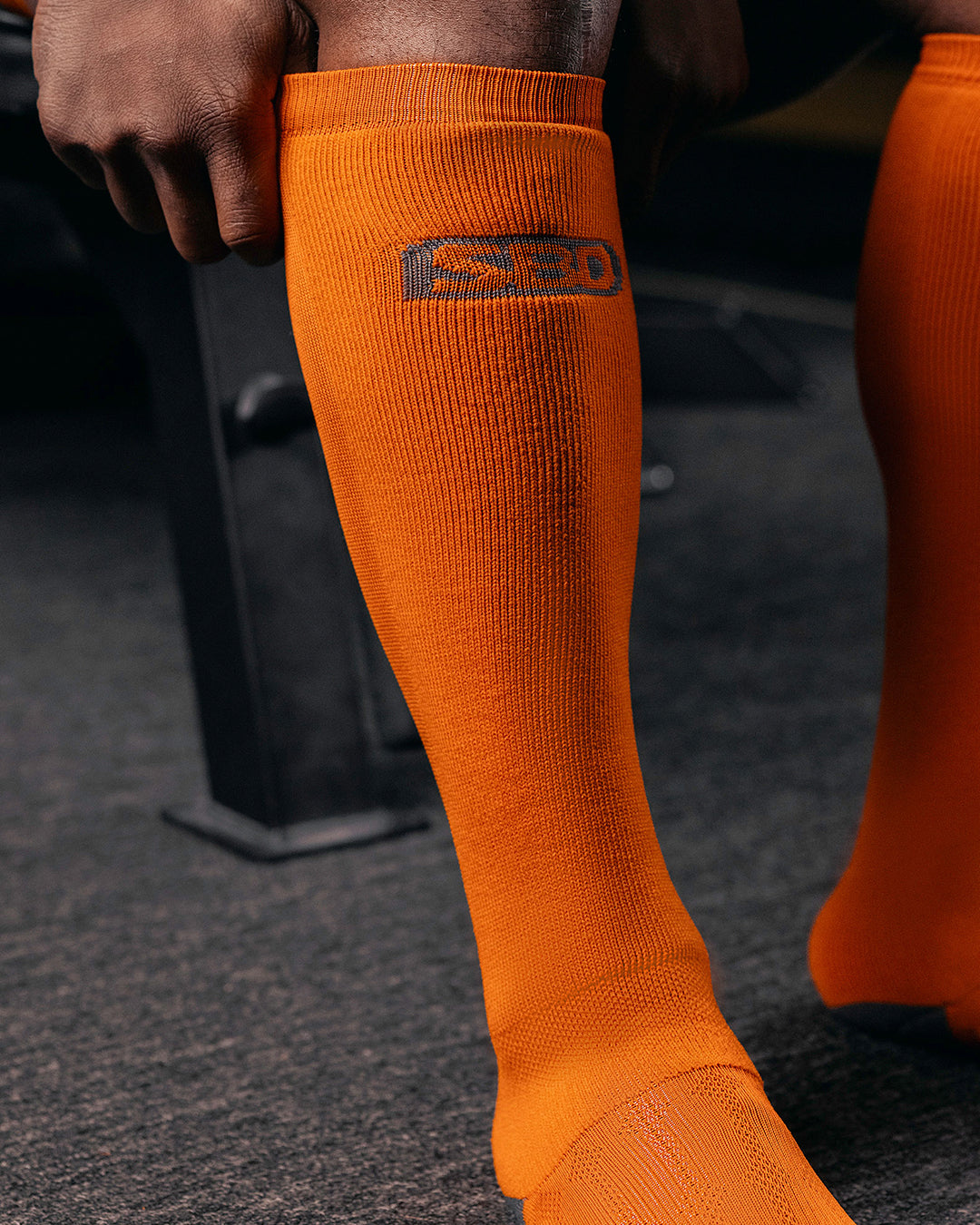 Forge Kreuzhebesocken Orange