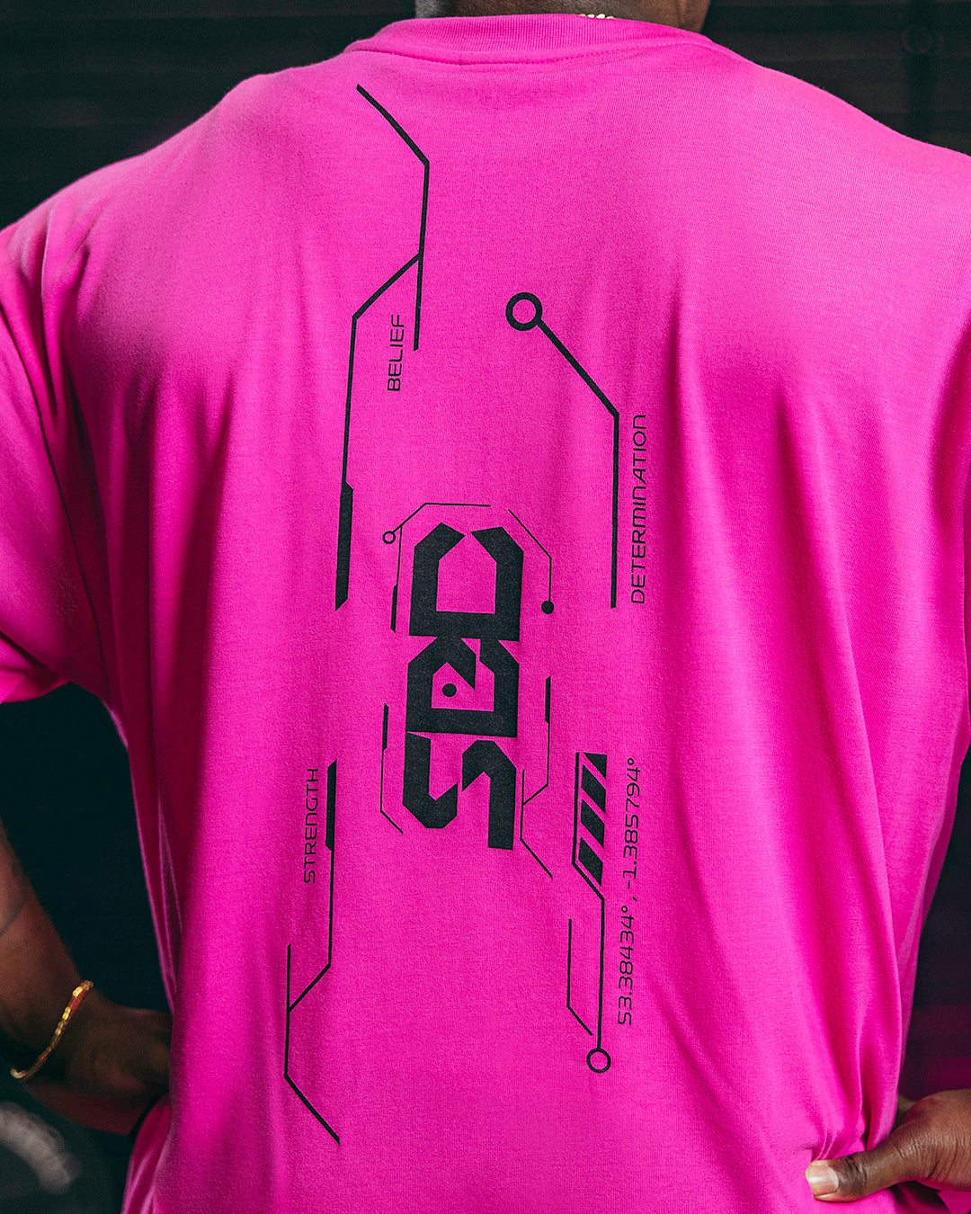 Unisex Nova Oversized T-Shirt Glow Pink