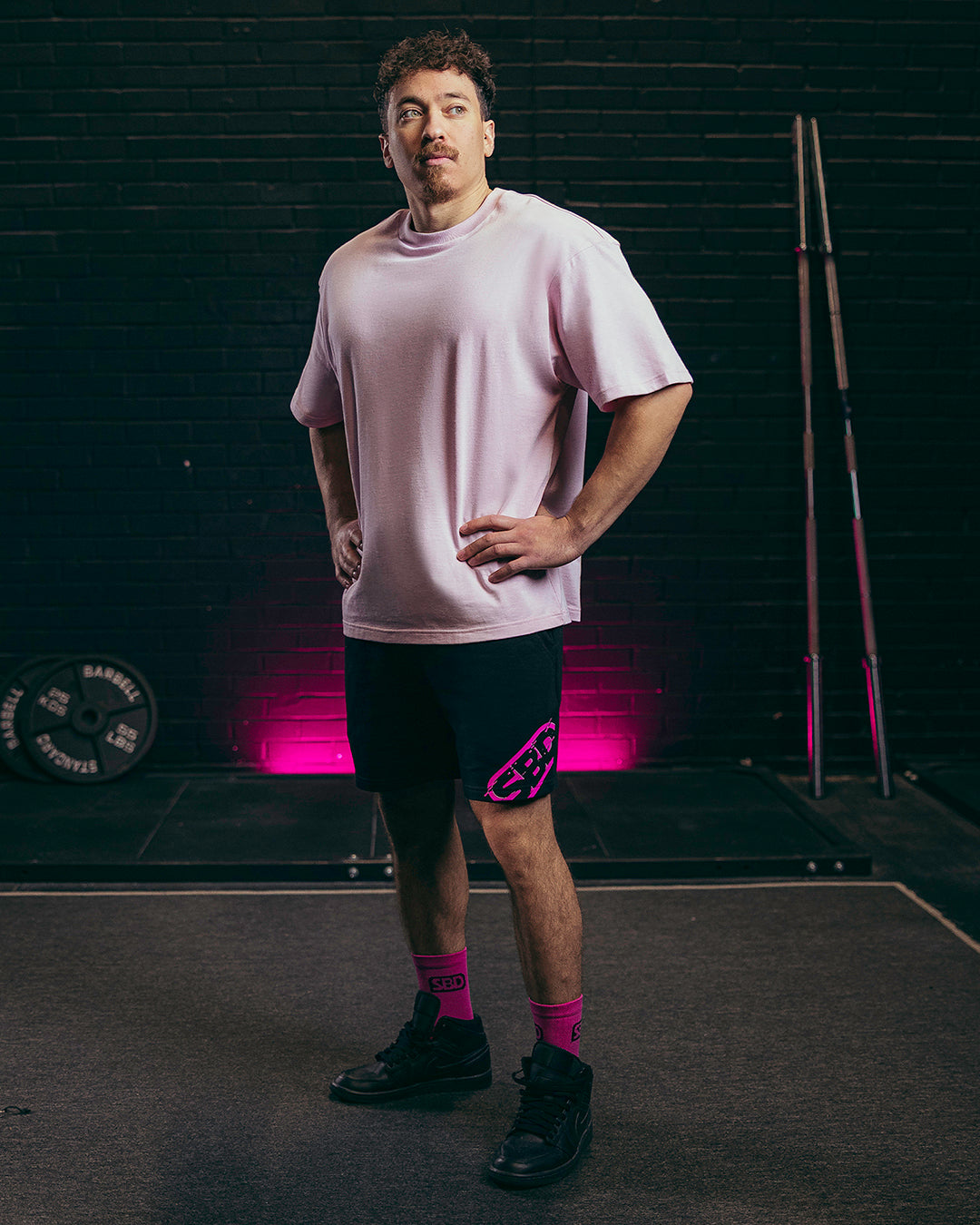Unisex Nova Oversized T-Shirt Pastel Pink
