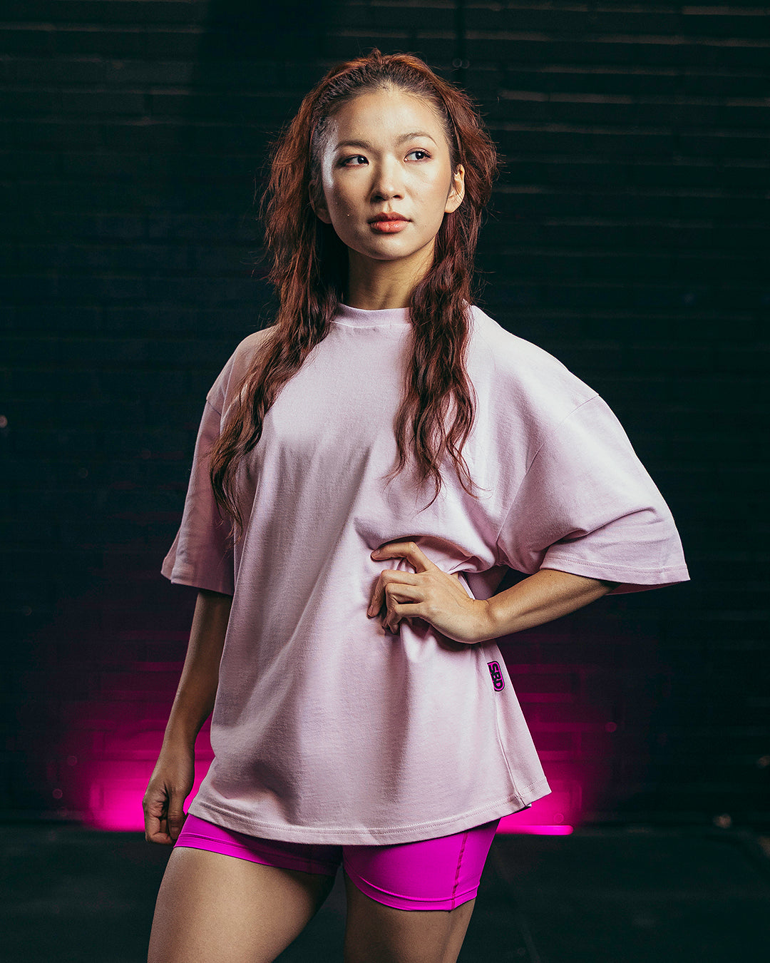 Unisex Nova Oversized T-Shirt Pastel Pink