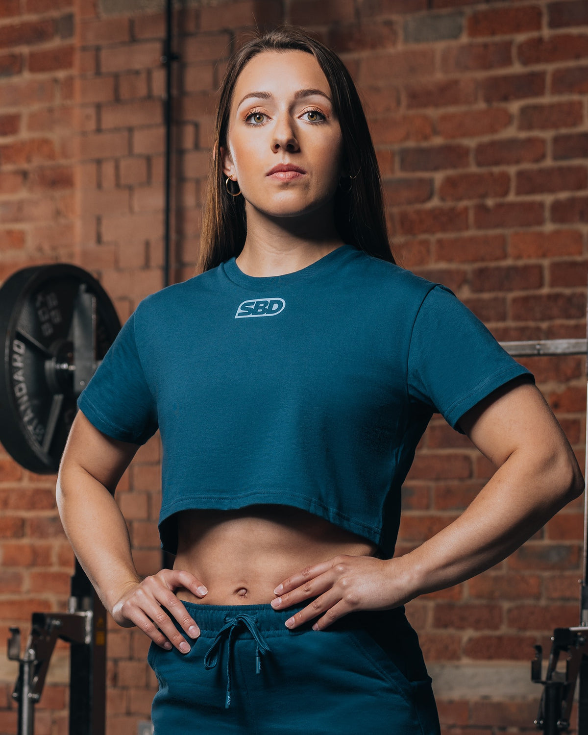 Reflect Crop Top Teal