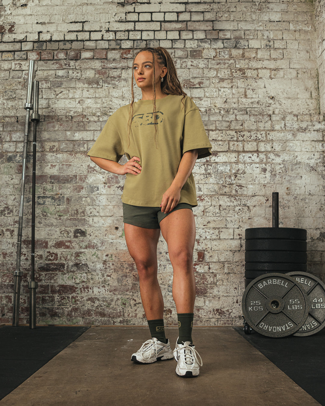 Unisex Resolve Oversized T-Shirt Sand