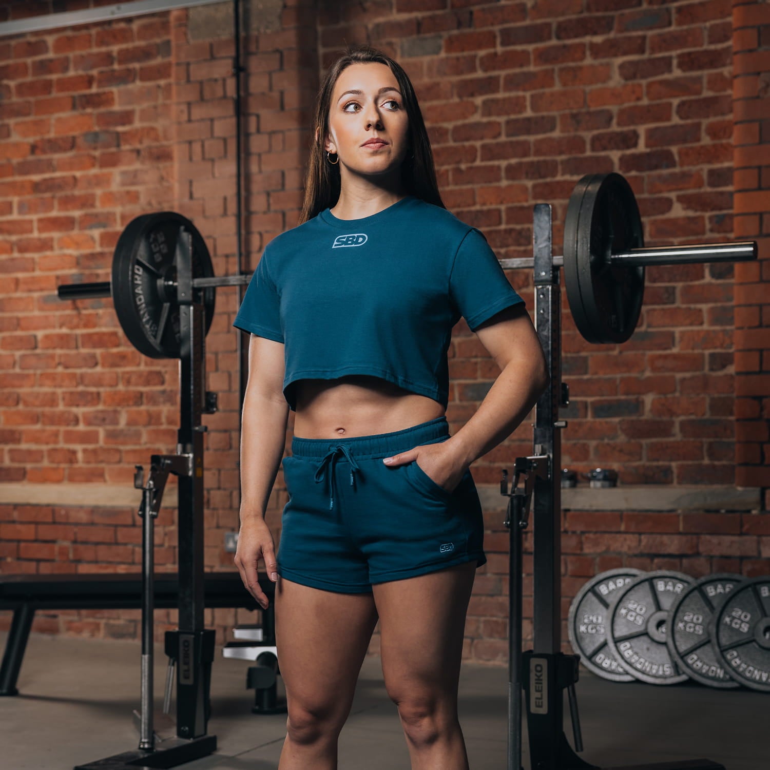 Crop Top Teal (Limitierte Reflect Edition)