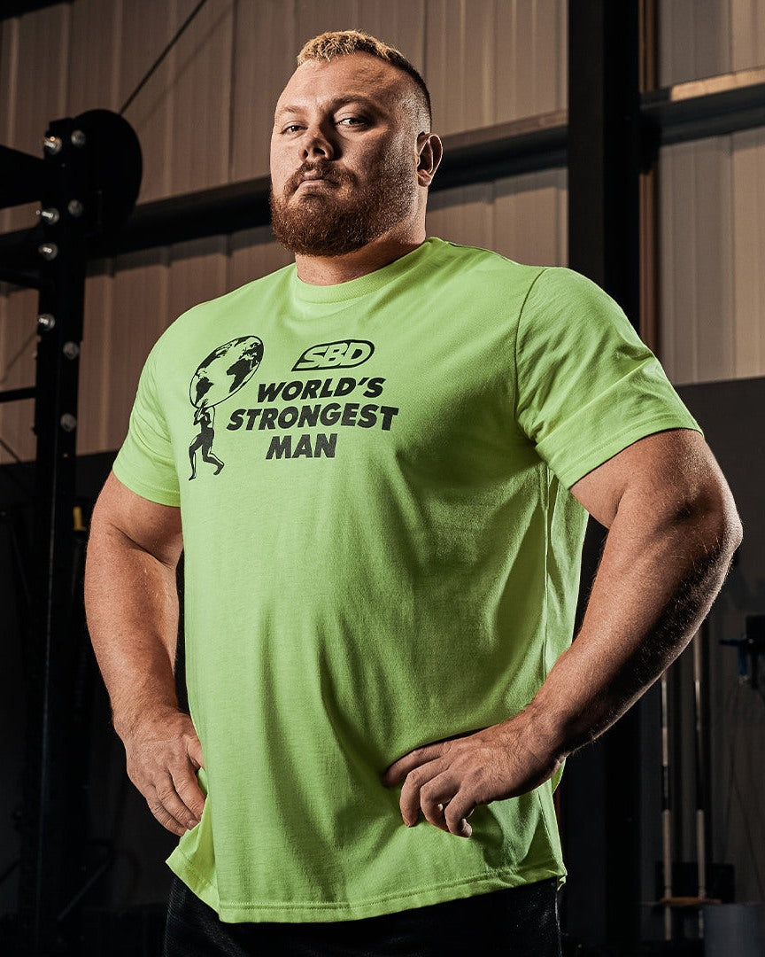 SBD World's Strongest Man T-Shirt 2022 Finals grün 1