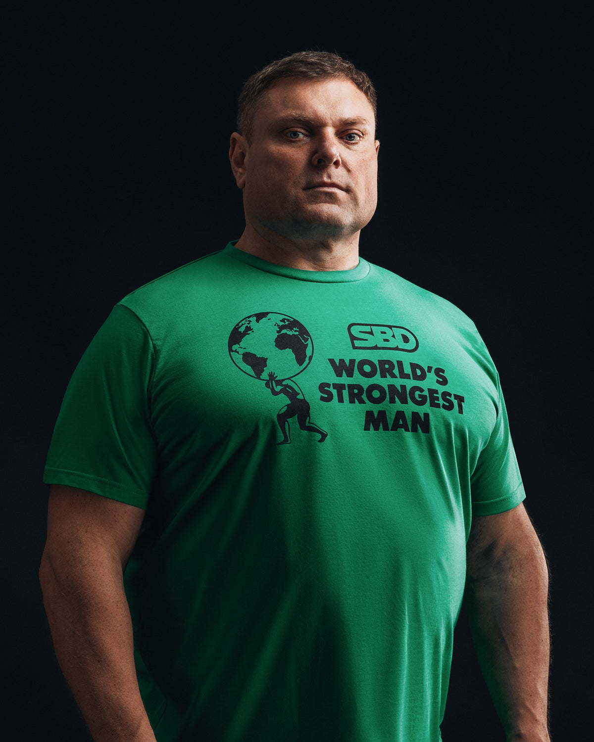 SBD World's Strongest Man T-Shirt 2023 Heats grün 1