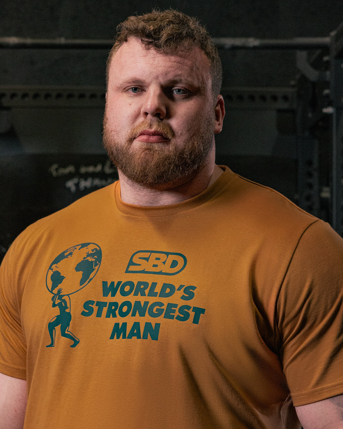 SBD World's Strongest Man T-Shirt 2025 Finals Rust 2