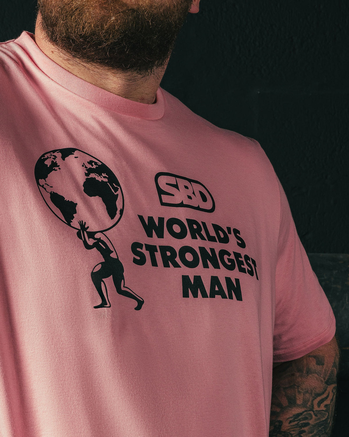 SBD World's Strongest Man T-Shirt 2026 Heats Peony 2