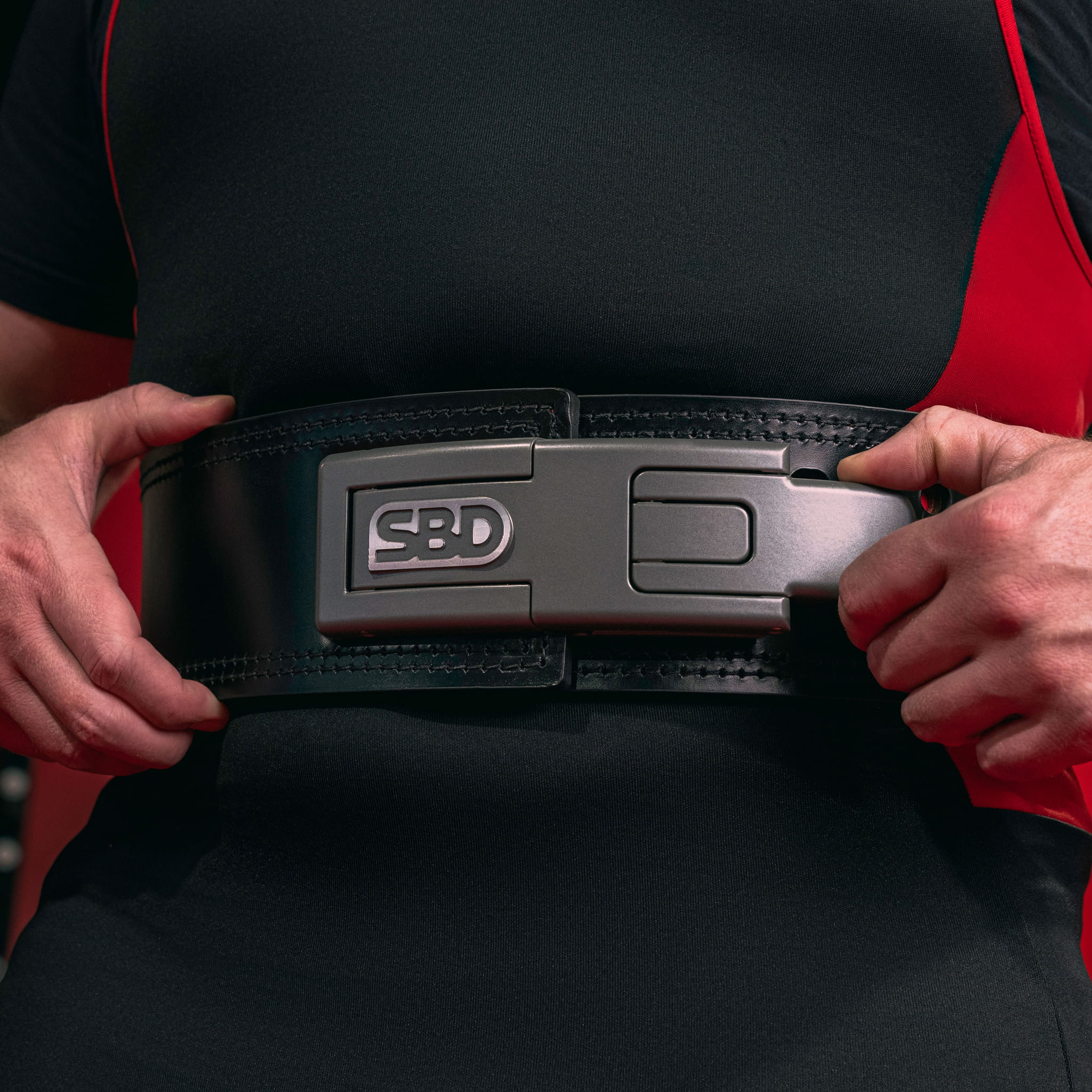 SBD Gewichthebergürtel Powerlifting Belt 10mm Schnalle Details