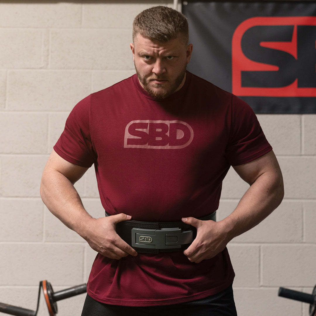 SBD T-Shirt Burgund Logo (Limitierte Phoenix Edition)