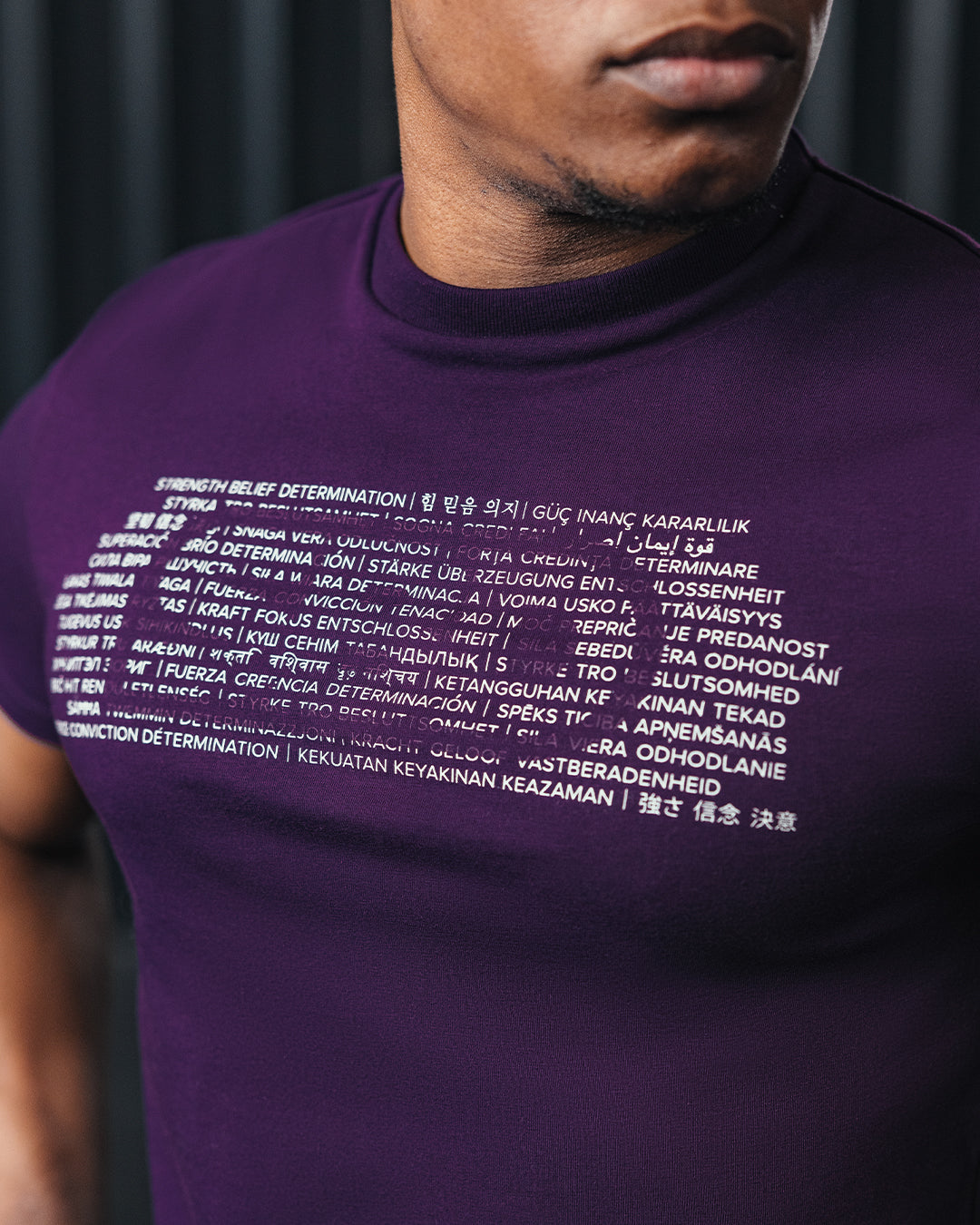 Herren Aspire T-Shirt Purple