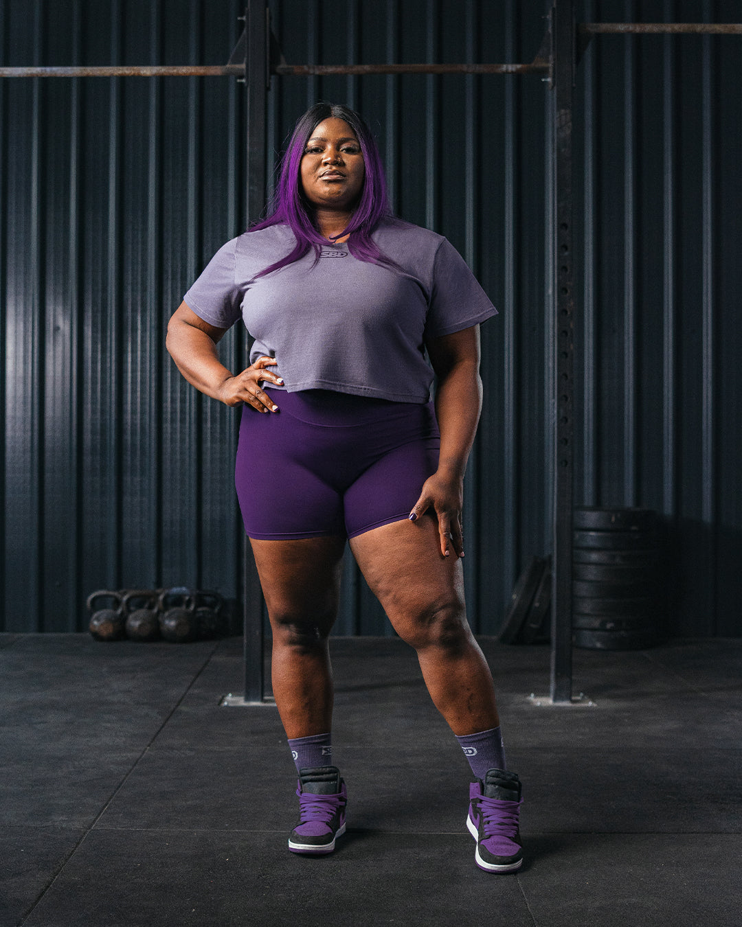 Aspire Crop Top Lavender