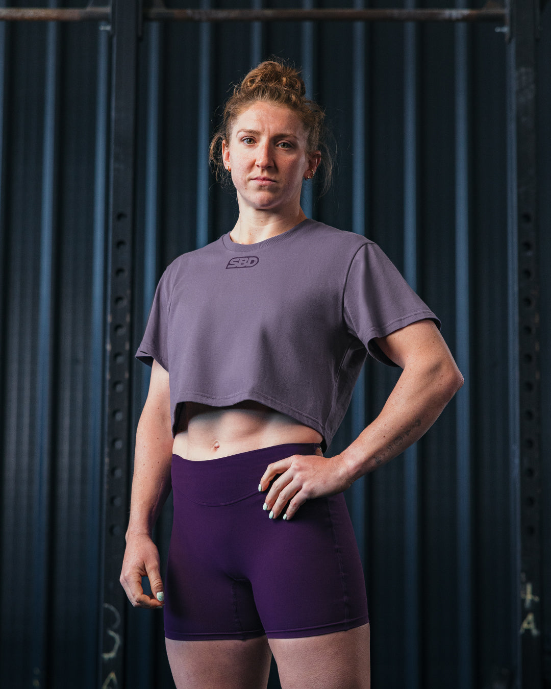 Aspire Crop Top Lavender