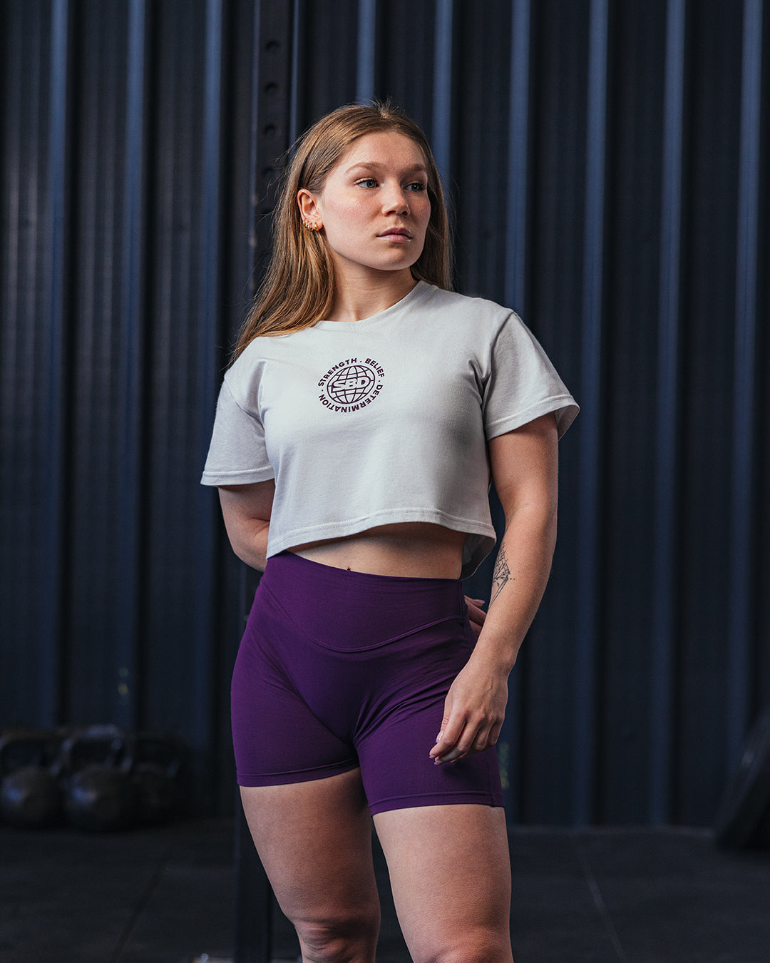 Aspire Crop Top Off White