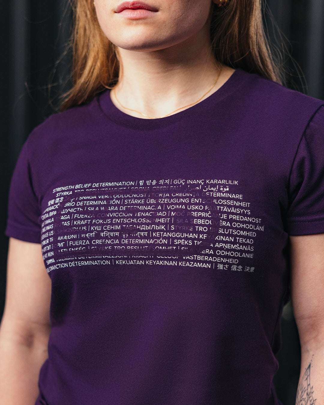 T-Shirt Aspire Purple Femme