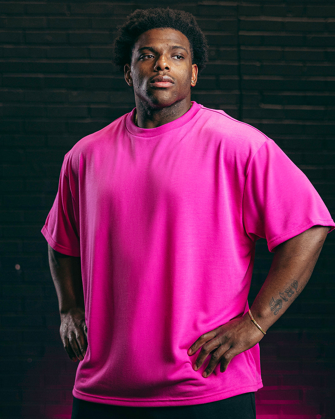Unisex Nova Oversized T-Shirt Glow Pink