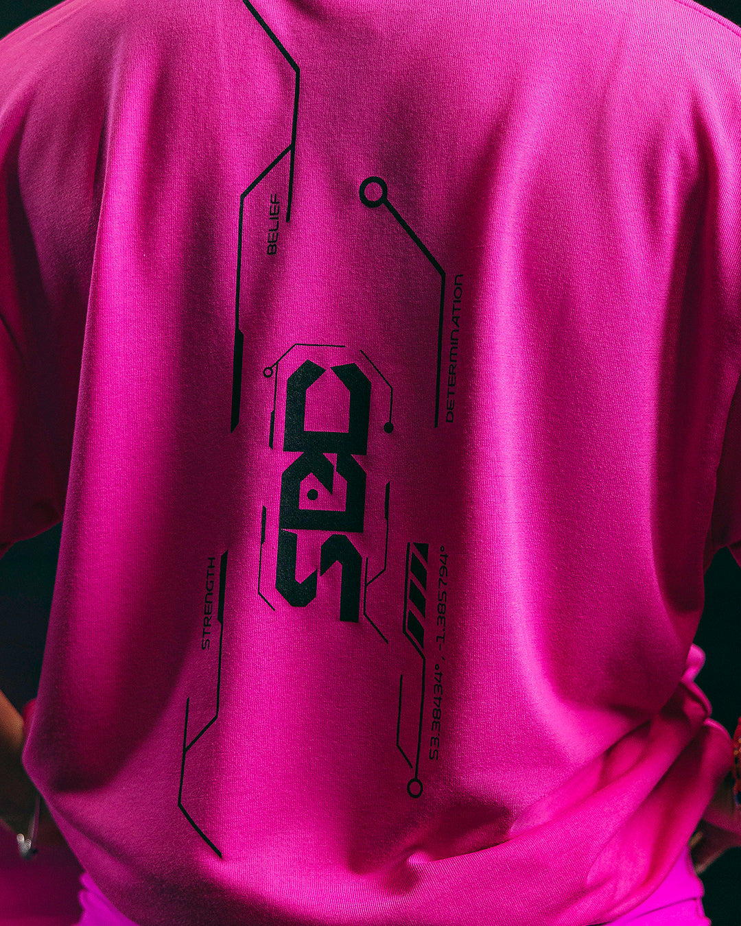 Unisex Nova Oversized T-Shirt Glow Pink