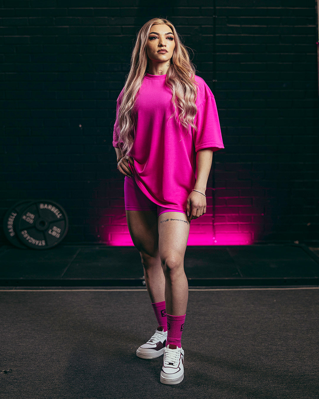 Unisex Nova Oversized T-Shirt Glow Pink