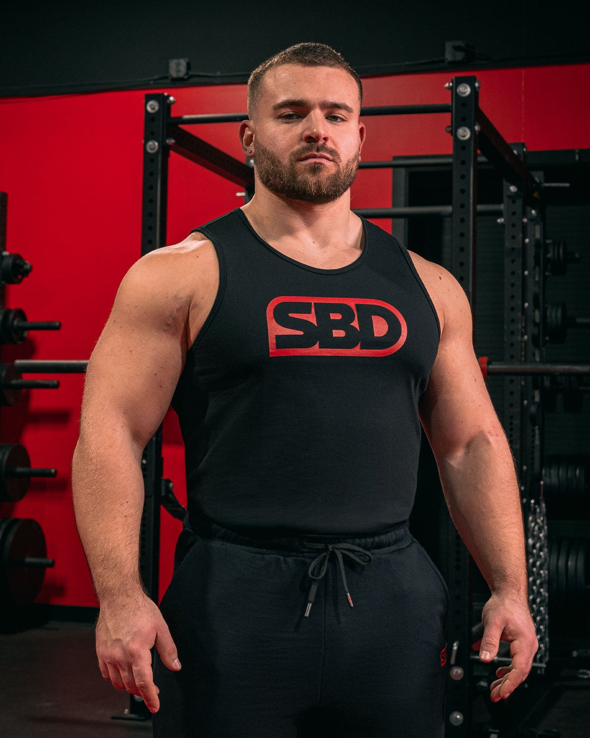 SBD Tank Top Gym Männer schwarz