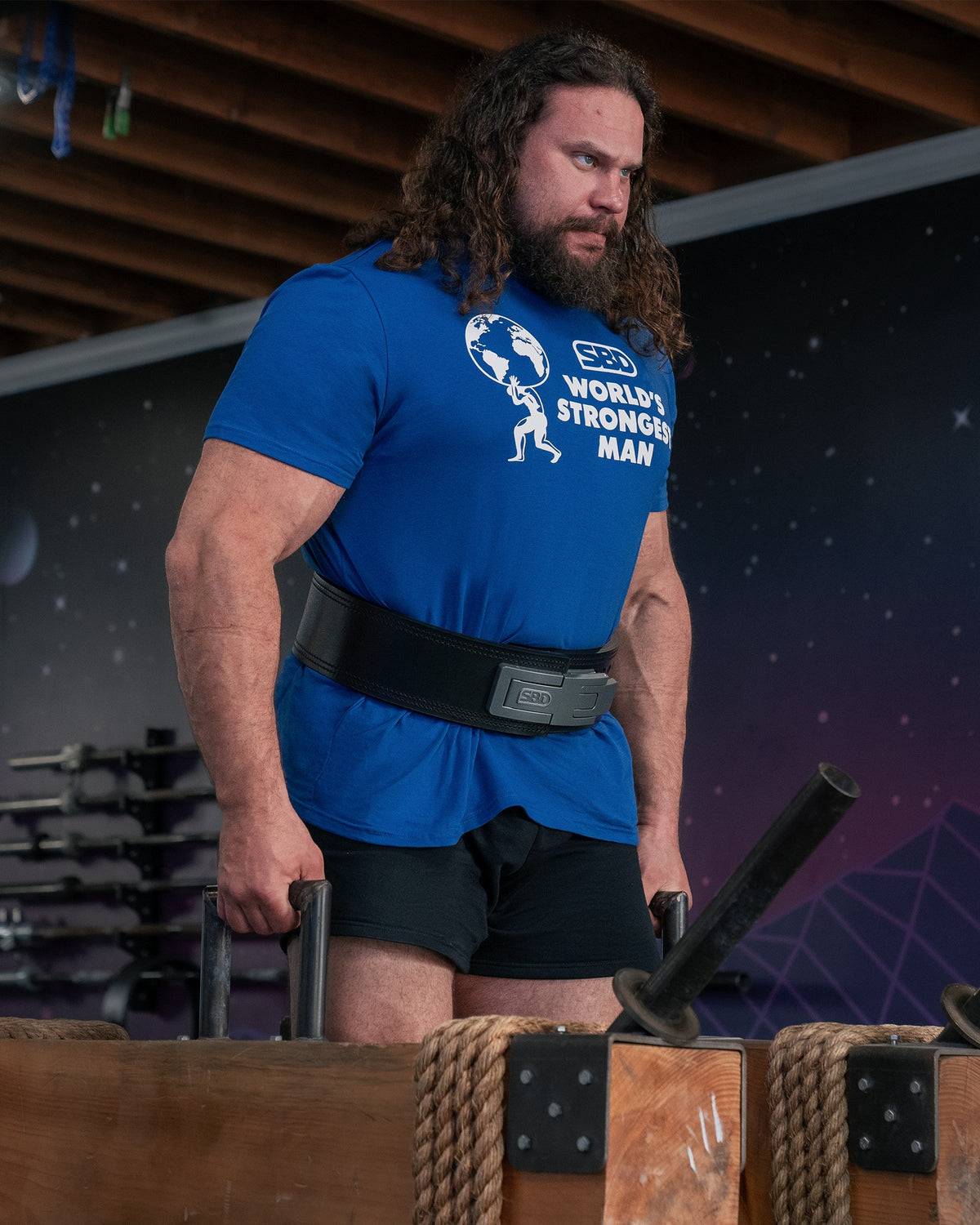 SBD World's Strongest Man T-Shirt 2024 Final königsblau 2