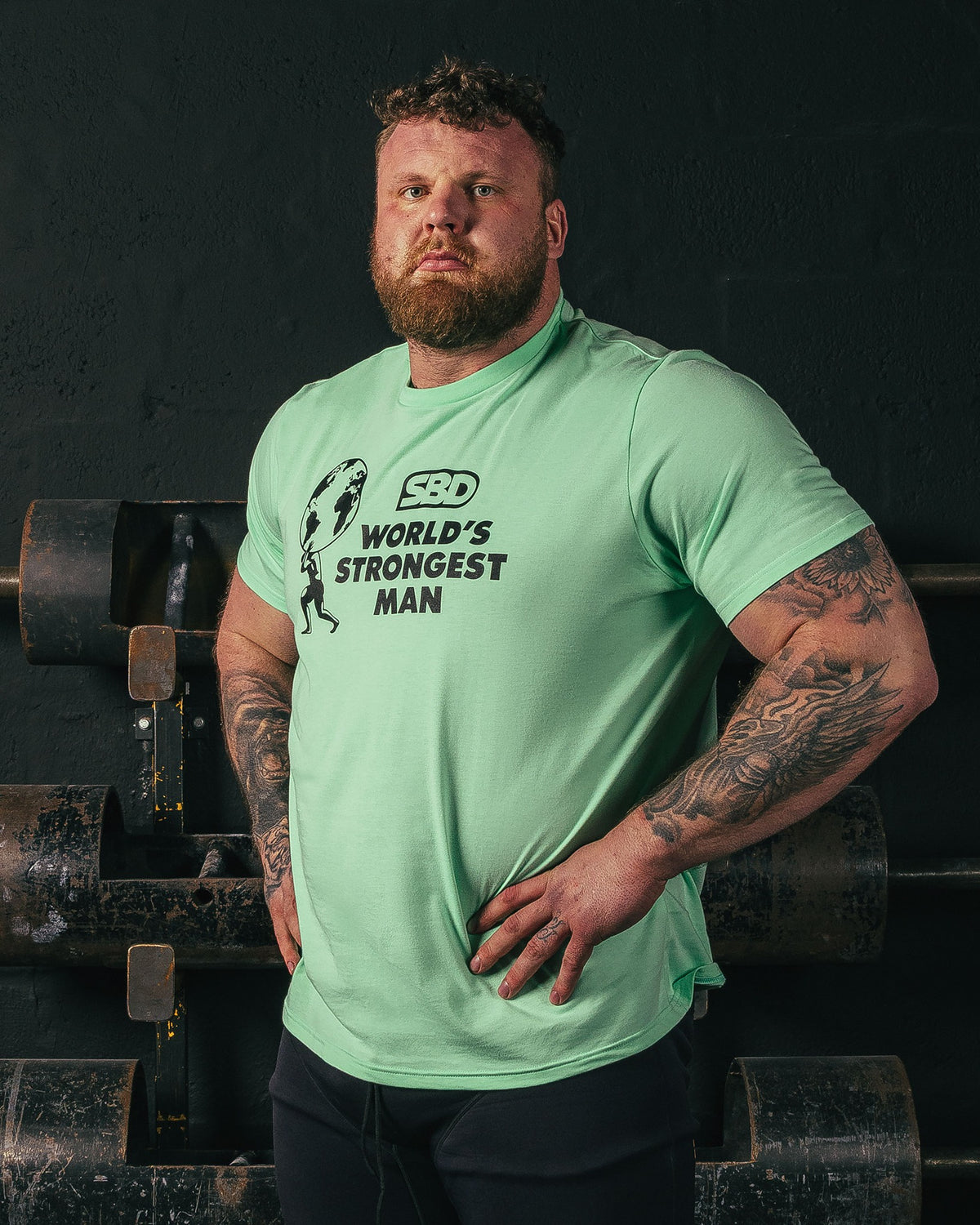 SBD World's Strongest Man T-Shirt 2026 Finals Mint 1