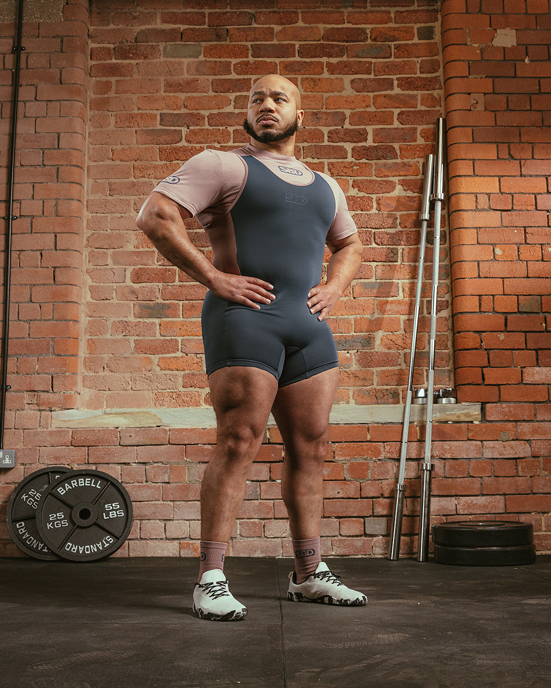 Herren Serenity Powerlifting Singlet