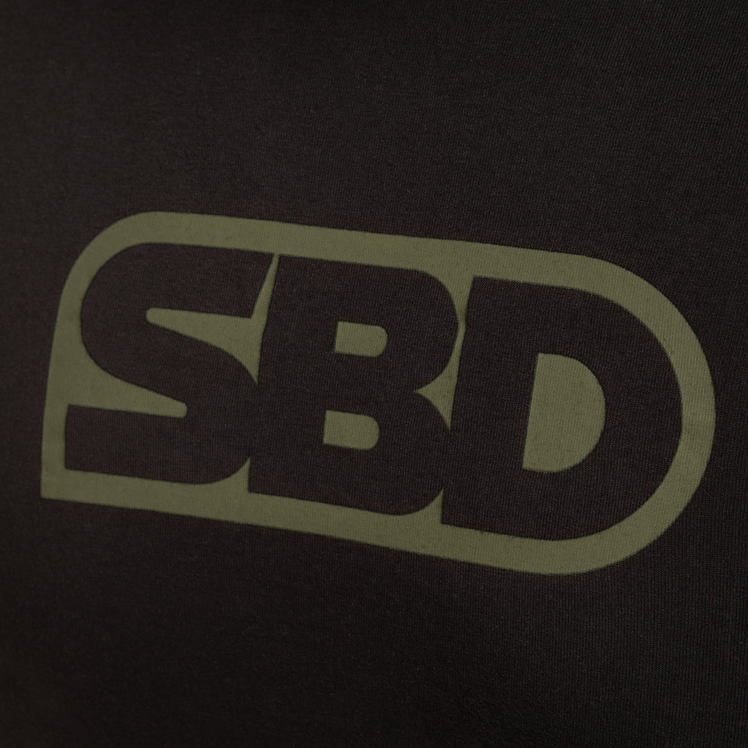 SBD T-Shirt Limitierte Endure Edition Schwarz Logo Print Details