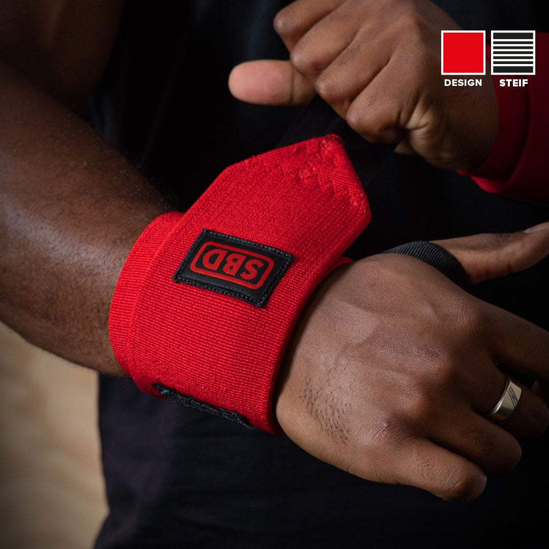 SBD Handgelenksbandagen Wrist Wraps steif Gym Fitness Powerlifting