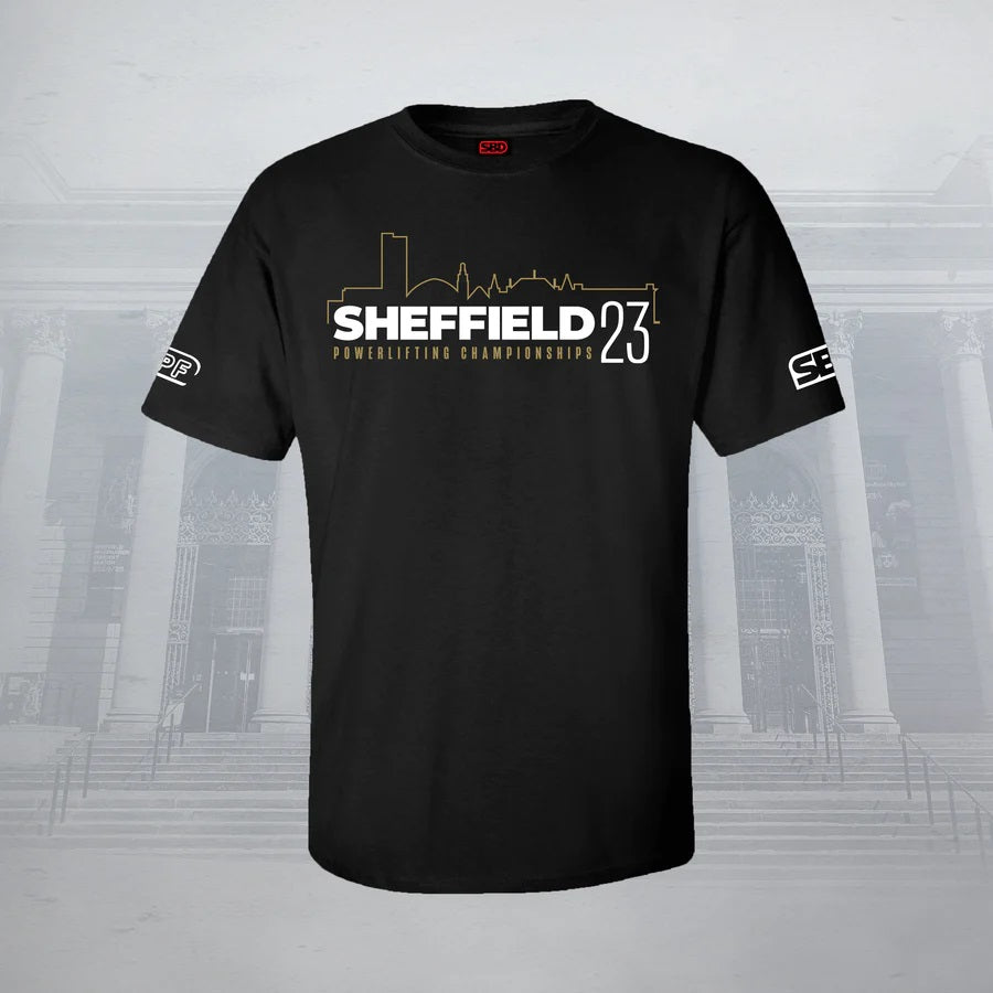 Sheffield 2023 SBD Wettkampf T-Shirt