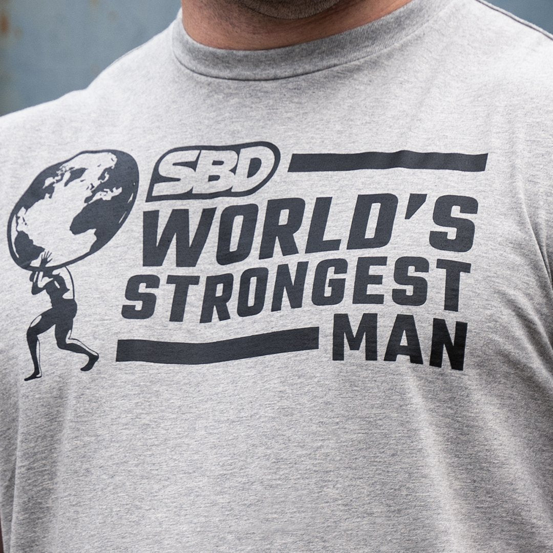 SBD World's Strongest Man T-Shirt Details